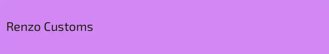 Renzo Customs